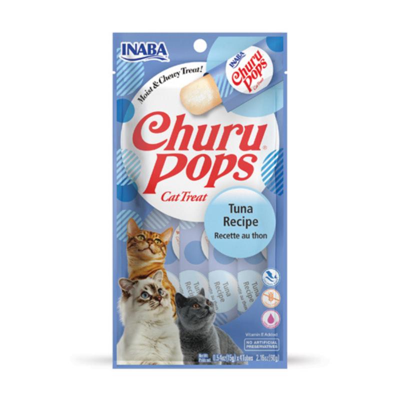 צ'ורו פופס לחתולים טונה 60 גרם (Inaba Churu Pops)