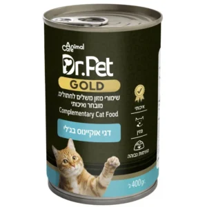 דר פט שימור לחתול דגי אוקיינוס בג'לי 400 גרם