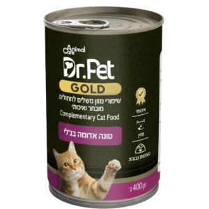דר פט שימור לחתול טונה אדומה בג'לי 400 גרם