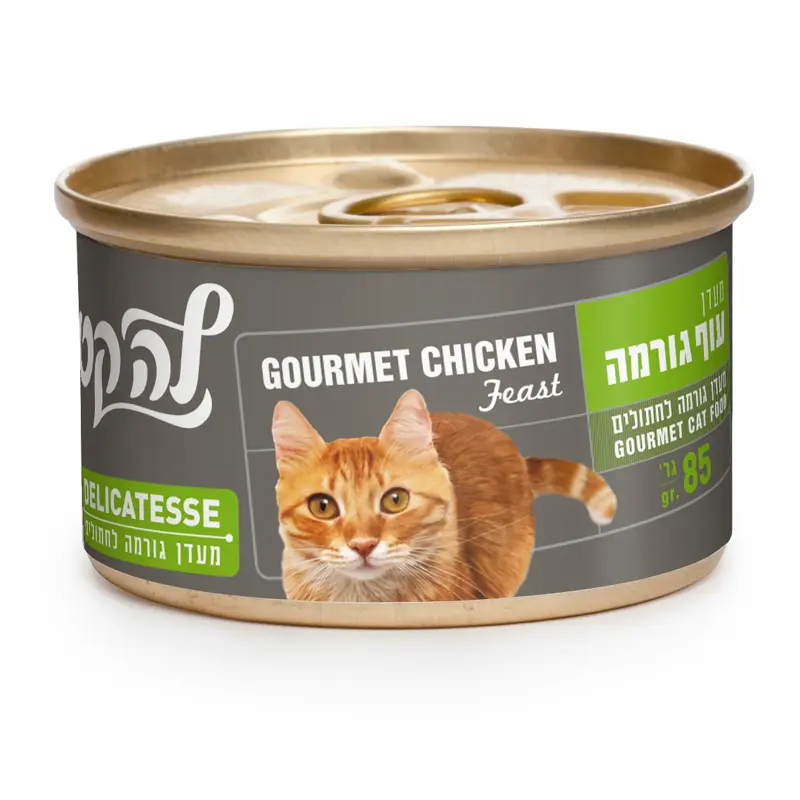 לה קט מעדן לחתולים עוף 85 גרם