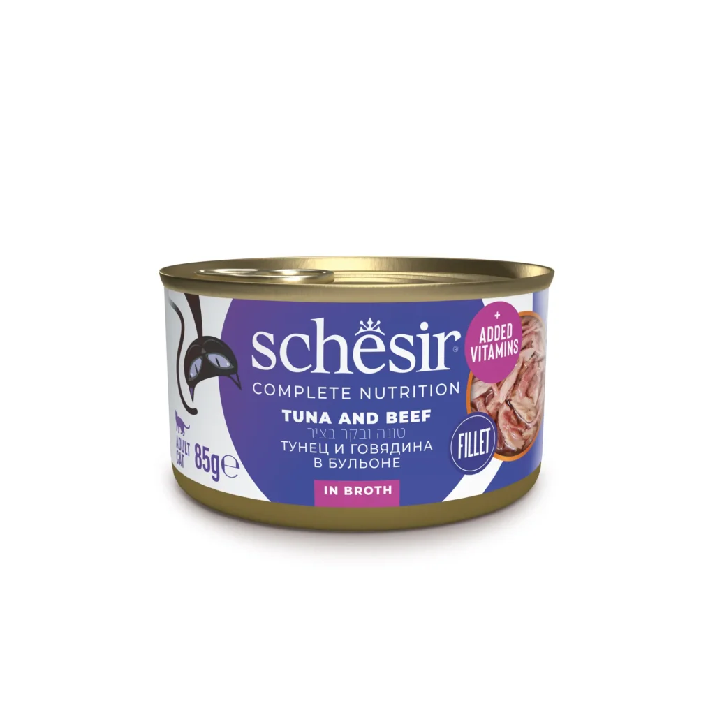 שזיר טונה עם בקר בציר 85 גרם (Schesir)