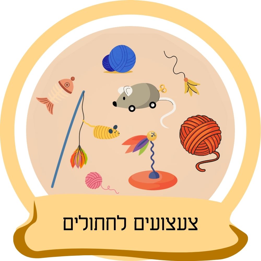 צעצועים לחתולים – כדורים, חכות משחק ועכברים לחתולים כחלק מקטגוריית צעצועים לחתולים באתר חבר נאמן.