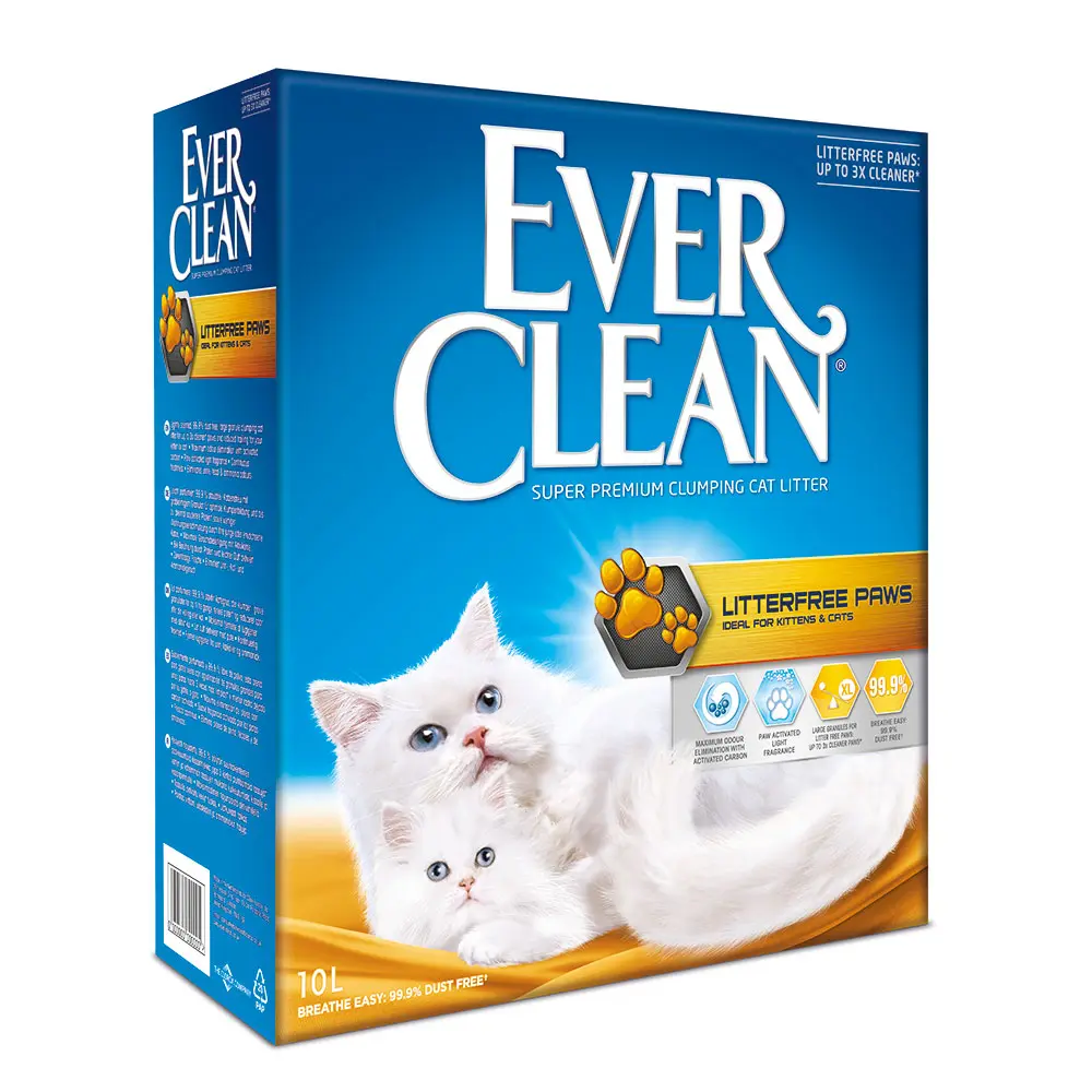 אברקלין צהוב חול מתגבש ללא עקבות EVER CLEAN 10 ליטר