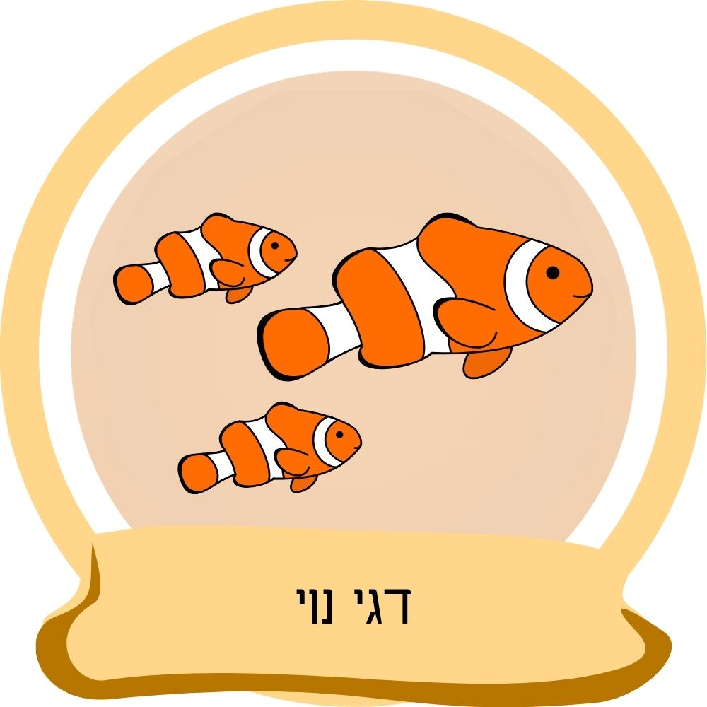 דגי נוי – איור של דגי נוי כתומים כחלק מקטגוריית מוצרים לדגי נוי באתר חבר נאמן.
