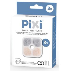 קט איט פילטר לפיקסי מזרקת מים לחתול 3 יחידות