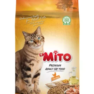 מיטו מזון יבש לחתולים בוגרים בטעם עוף 15 ק"ג - La Mito Adult Cat Food Chicken
