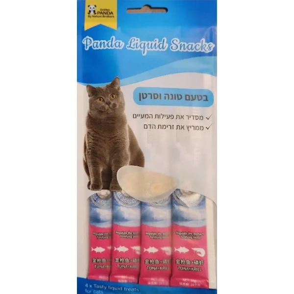 פנדה שלוקים טונה וסרטן לחתול 60 גרם