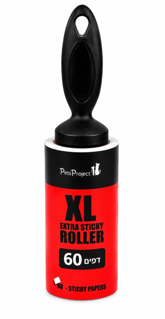 פטס פרוג'קט רולר דביק XL להסרת שיער בעלי חיים 60 דפים