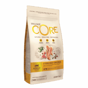 וולנס CORE אוריג'ינל עוף והודו לחתולים מסורסים 1.75 ק"ג