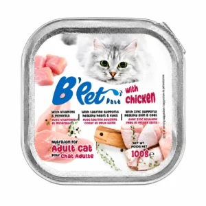 B'PET פטה עוף לחתול בוגר 100 גרם