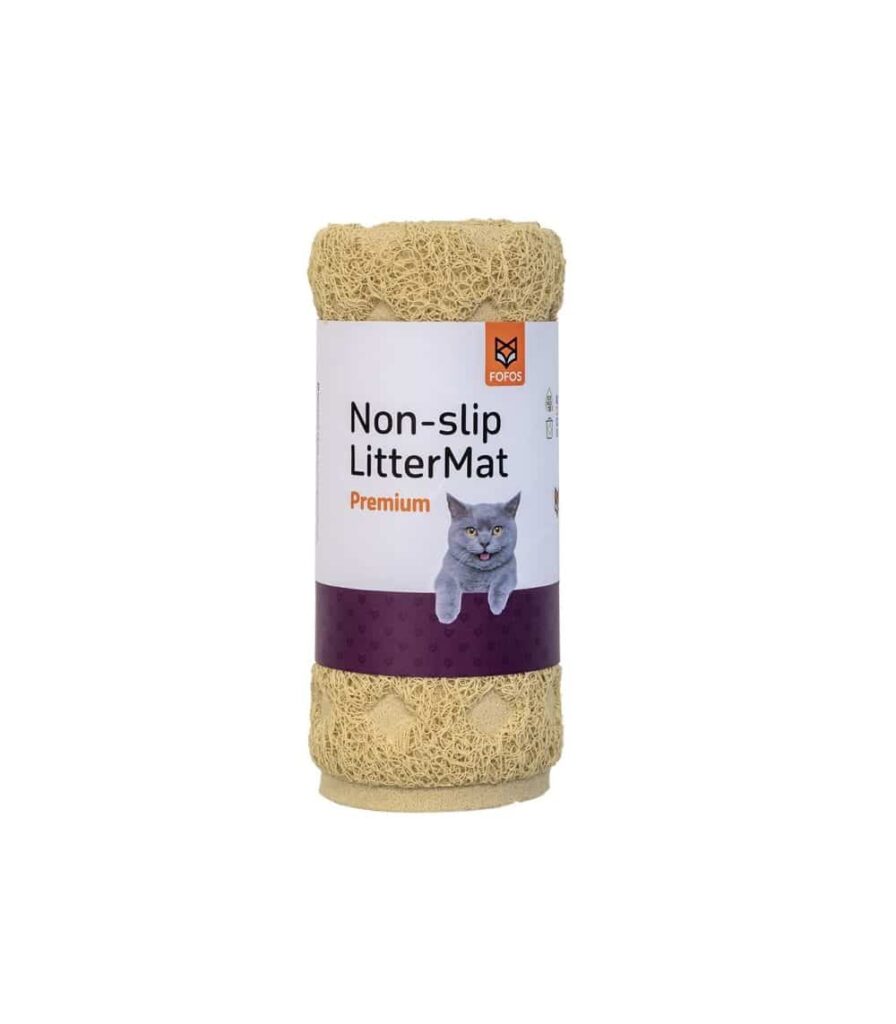פופוס שטיח לארגז צרכים לחתולים בז'