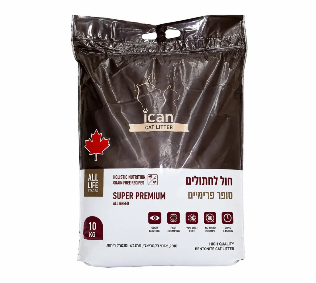 איי קט חול מתגבש קנדי לחתול 14 ק"ג