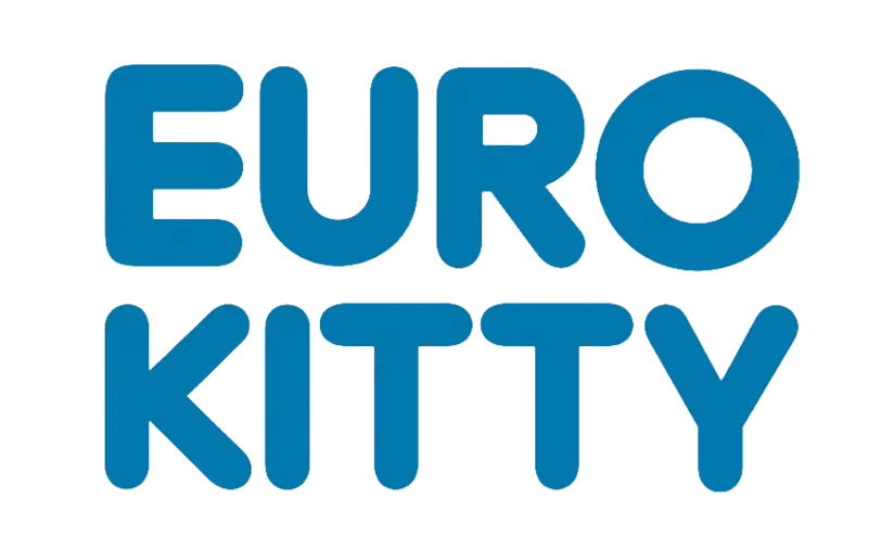 לוגו מותג Euro Kitty חול לחתולים