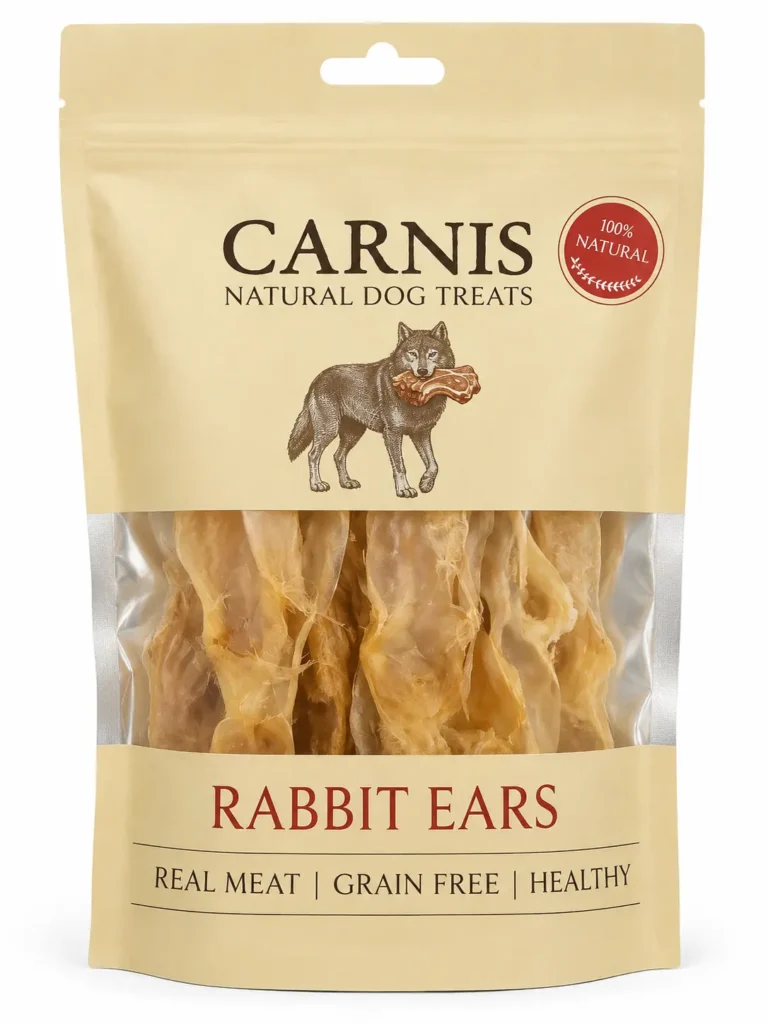 חטיף אוזני ארנב לכלבים Carnis 50 גרם