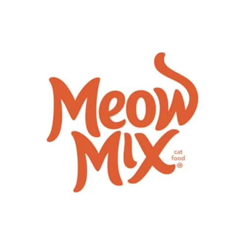 לוגו מותג Meow Mix מזון לחתולים