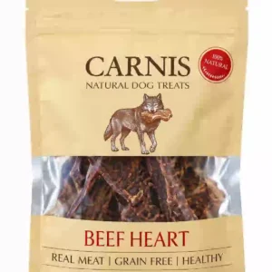 לב בקר מיובש לכלבים Carnis 70 גרם