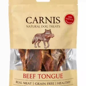 לשון בקר מיובשת לכלבים Carnis ‏60 גרם