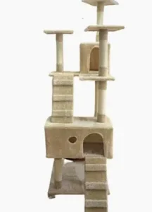 מתקן גירוד מפואר + 2 בתים 185*56*60 בז