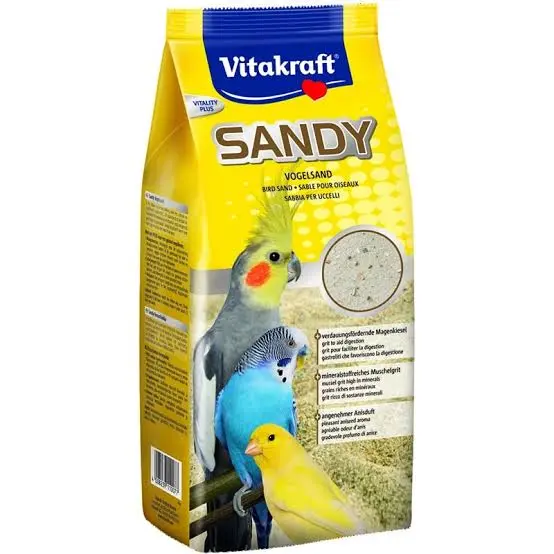 ויטקרפט Sandy חול לציפורים 2.5 ק"ג